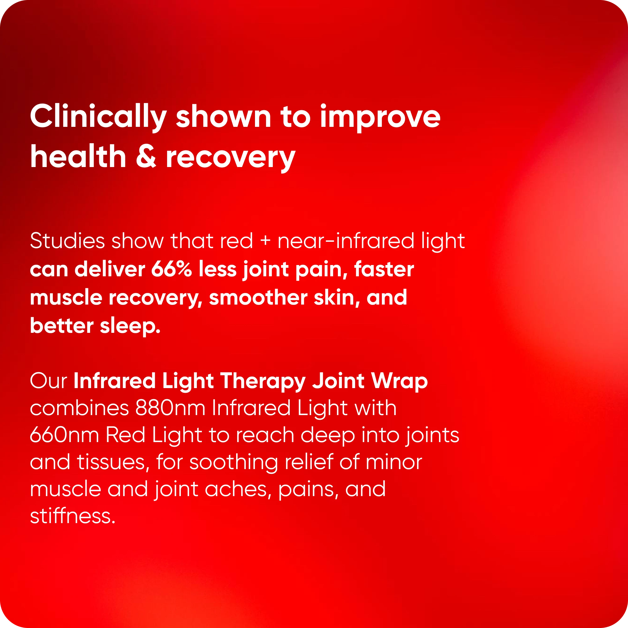 Infraredi Joint Wrap Light Therapy Lamps Infraredi